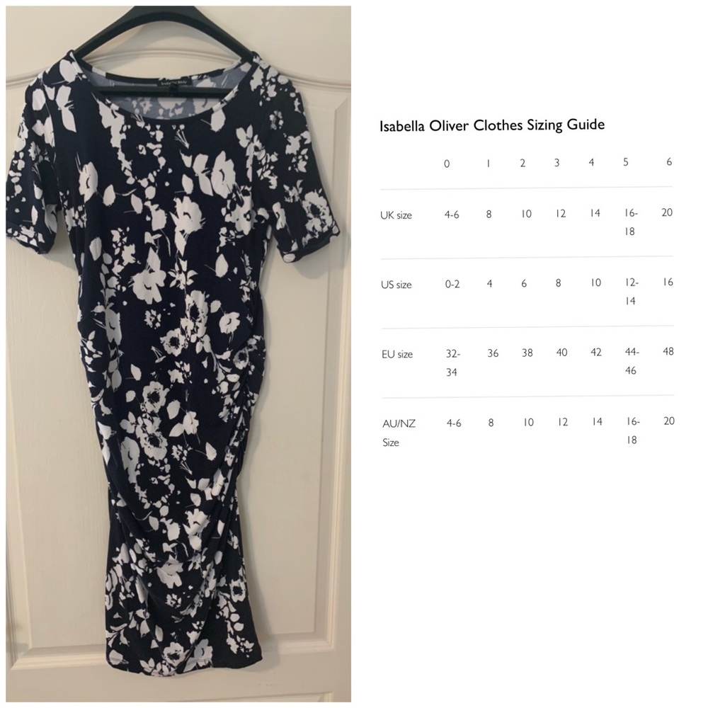 Isabella Oliver maternity dress. EUC.